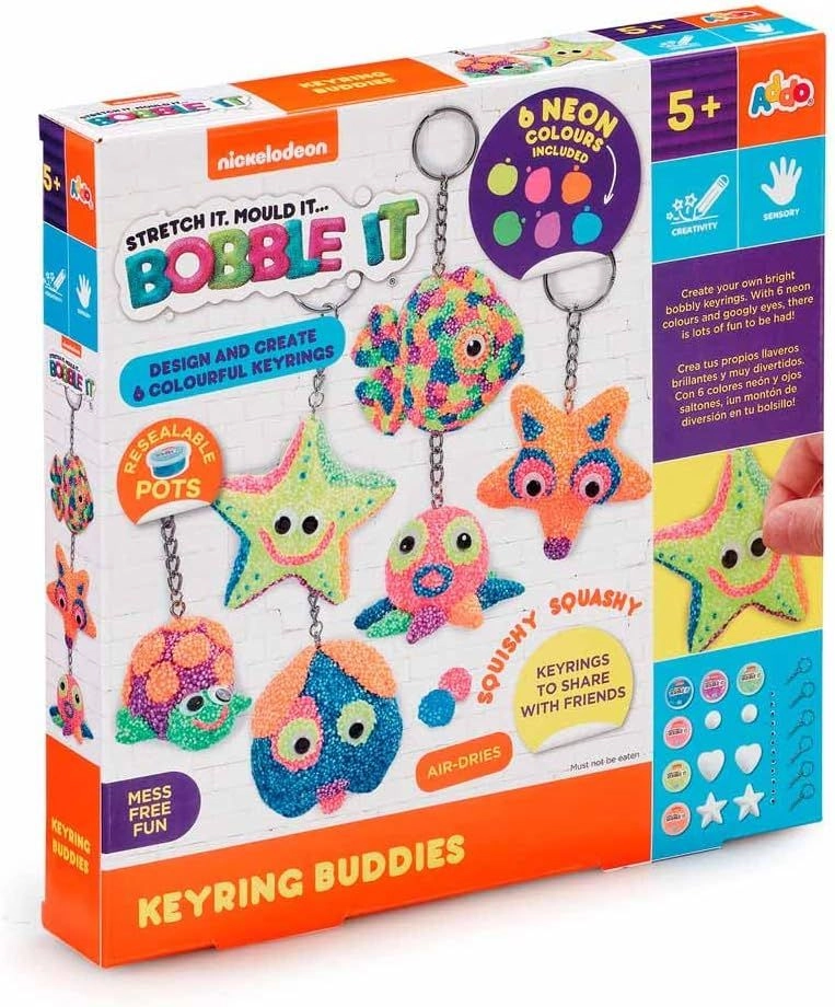 ADDO Bobble It - Keyring Buddies Multi Colour