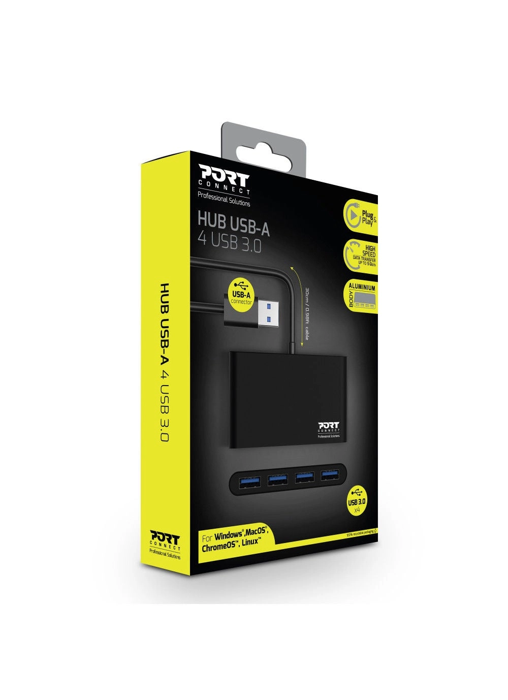 USB-C to 4 USB 3.0