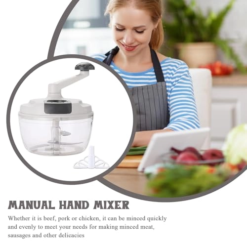 Manual Food Chopper - Gray ABS