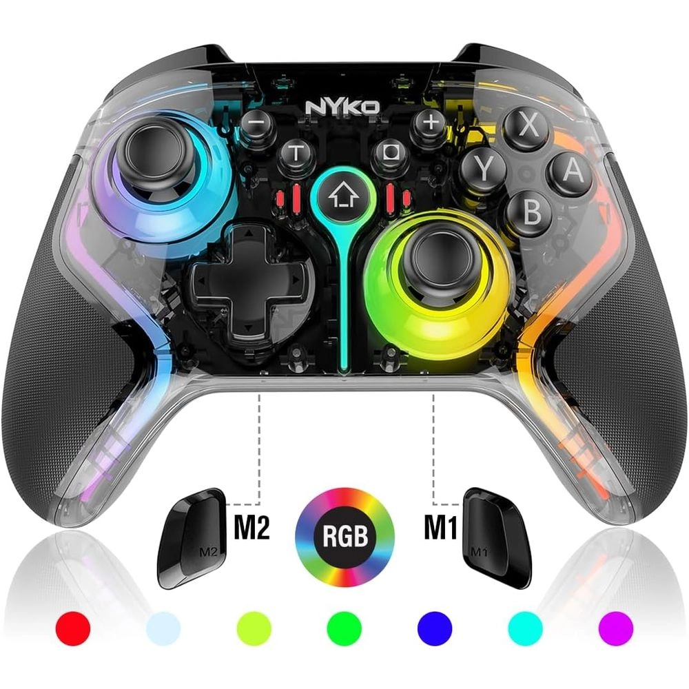 Nyko Playpad Glow - Bluetooth wireless Switch Switch OLED Switch Lite PC iOS Android