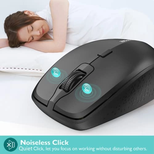 Slim Silent Optical Mouse - Wireless