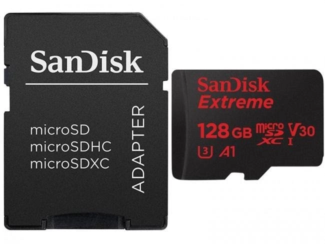 SanDisk Extreme microSDXC UHS-I A1 128GB