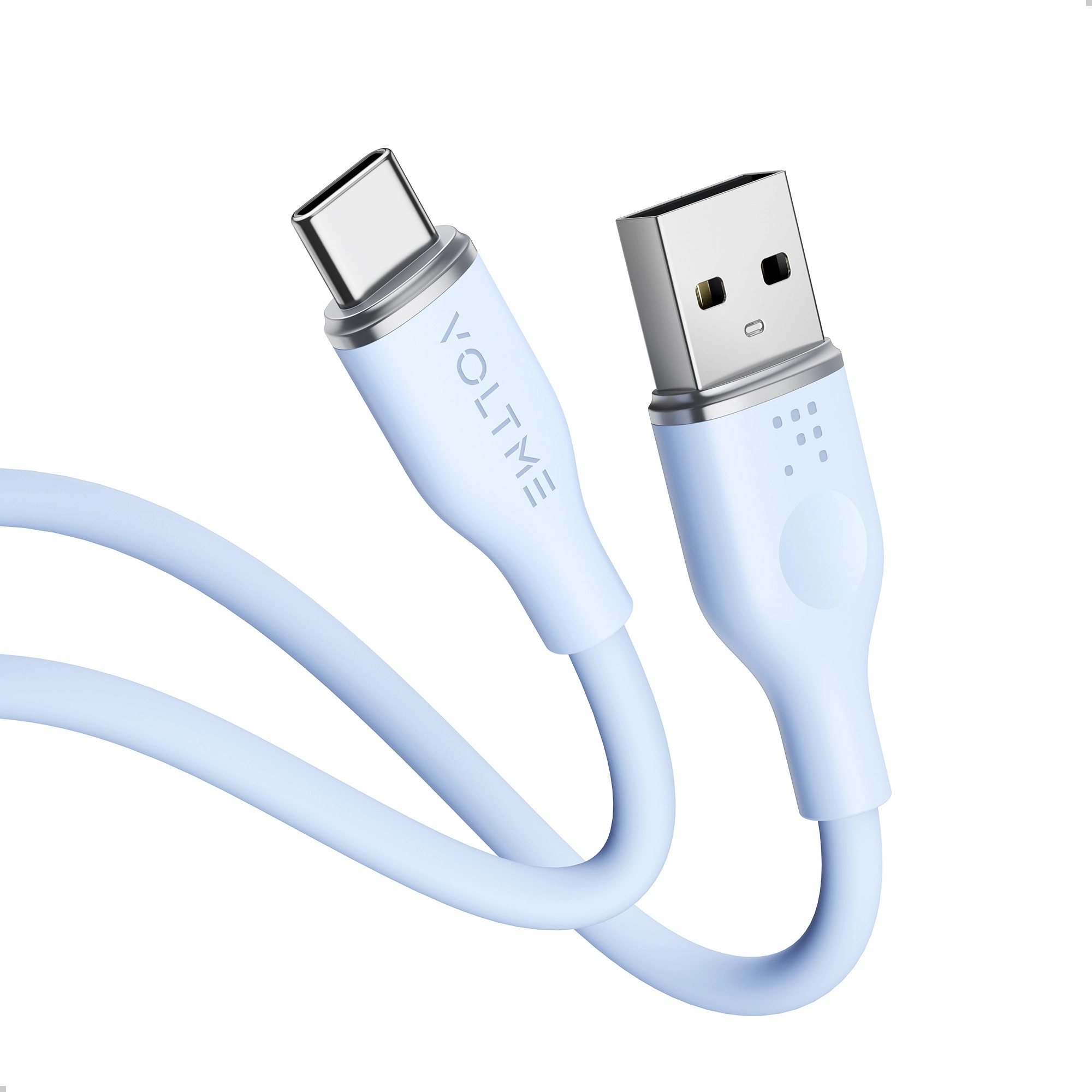 VOLTME Powerlink Cable 60W USB-A to USB-C 1m Liquid Silicon