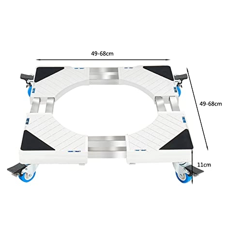 Washing Machine Base - Silver Adjustable 45-70cm