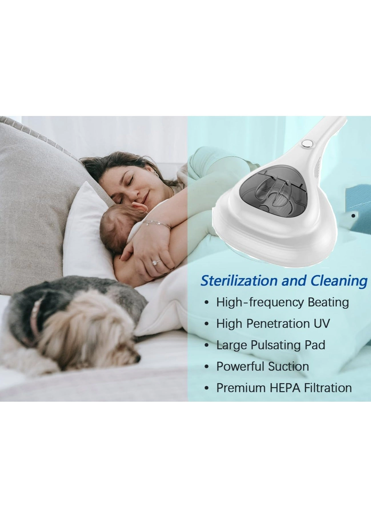 Handheld Dust Mite Vacuum Cleaner