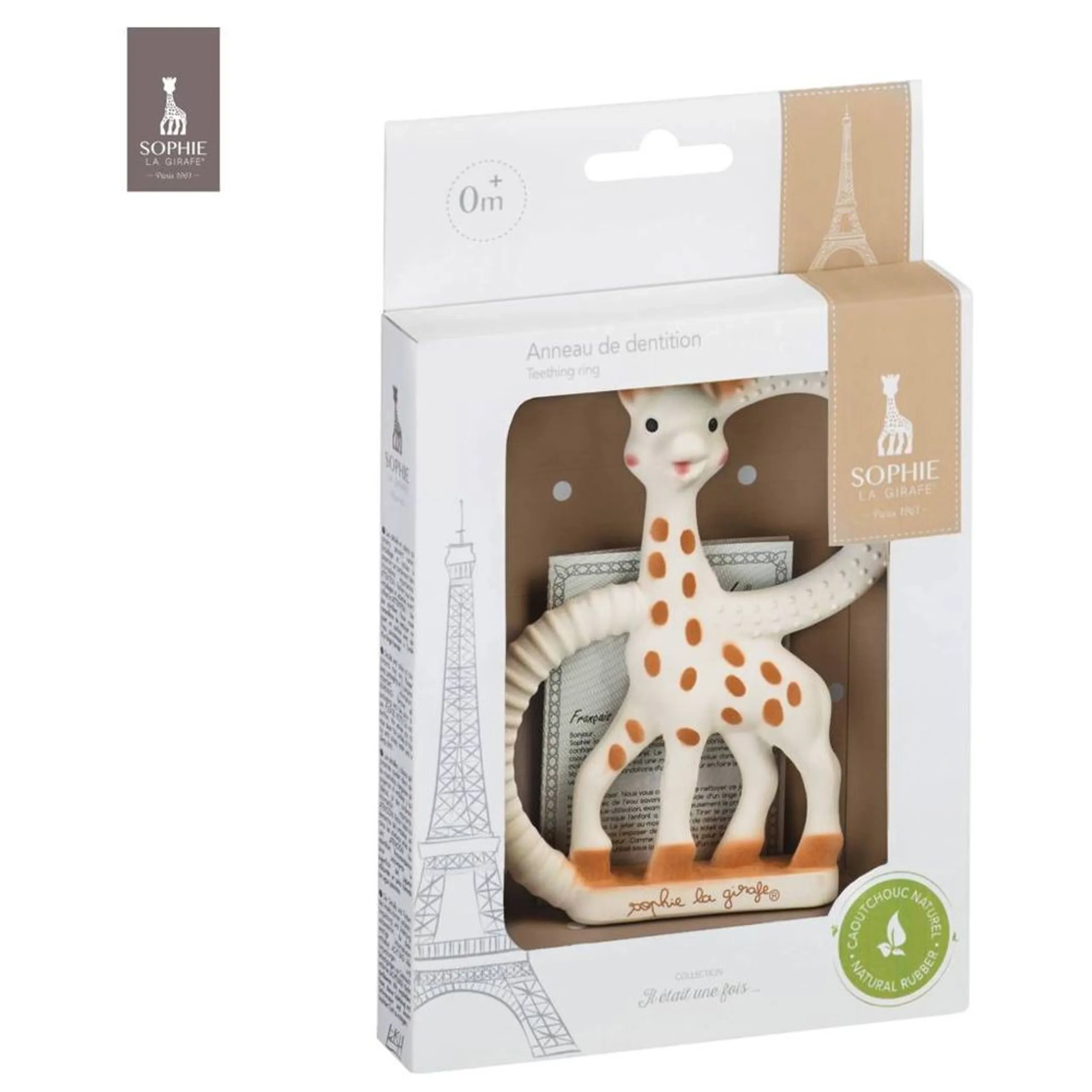 Teething Ring - 100% natural rubber