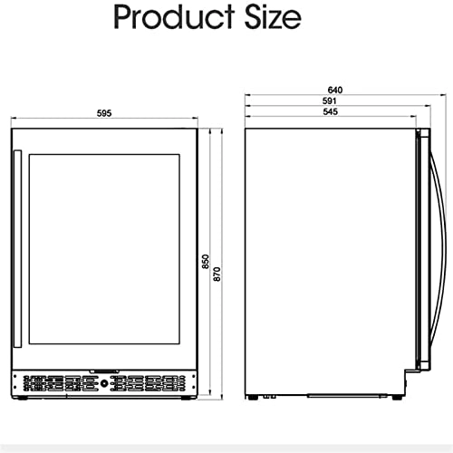 Compact Refrigerators - 14 bottles