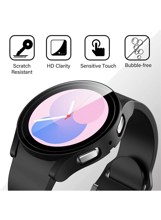 2 Pack Screen Protector Case for Samsung Galaxy Watch 5/Galaxy Watch 4 - 40mm