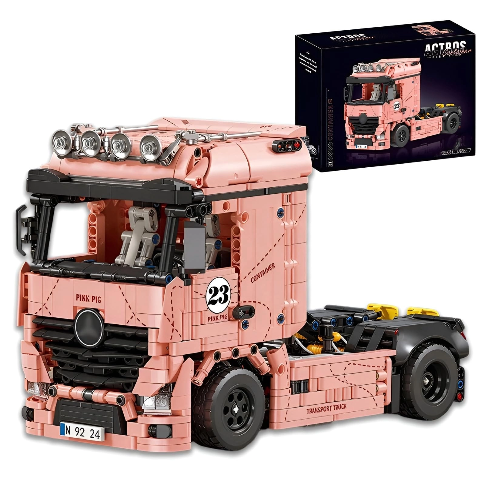SymGrpu Semi Truck - 1296pcs