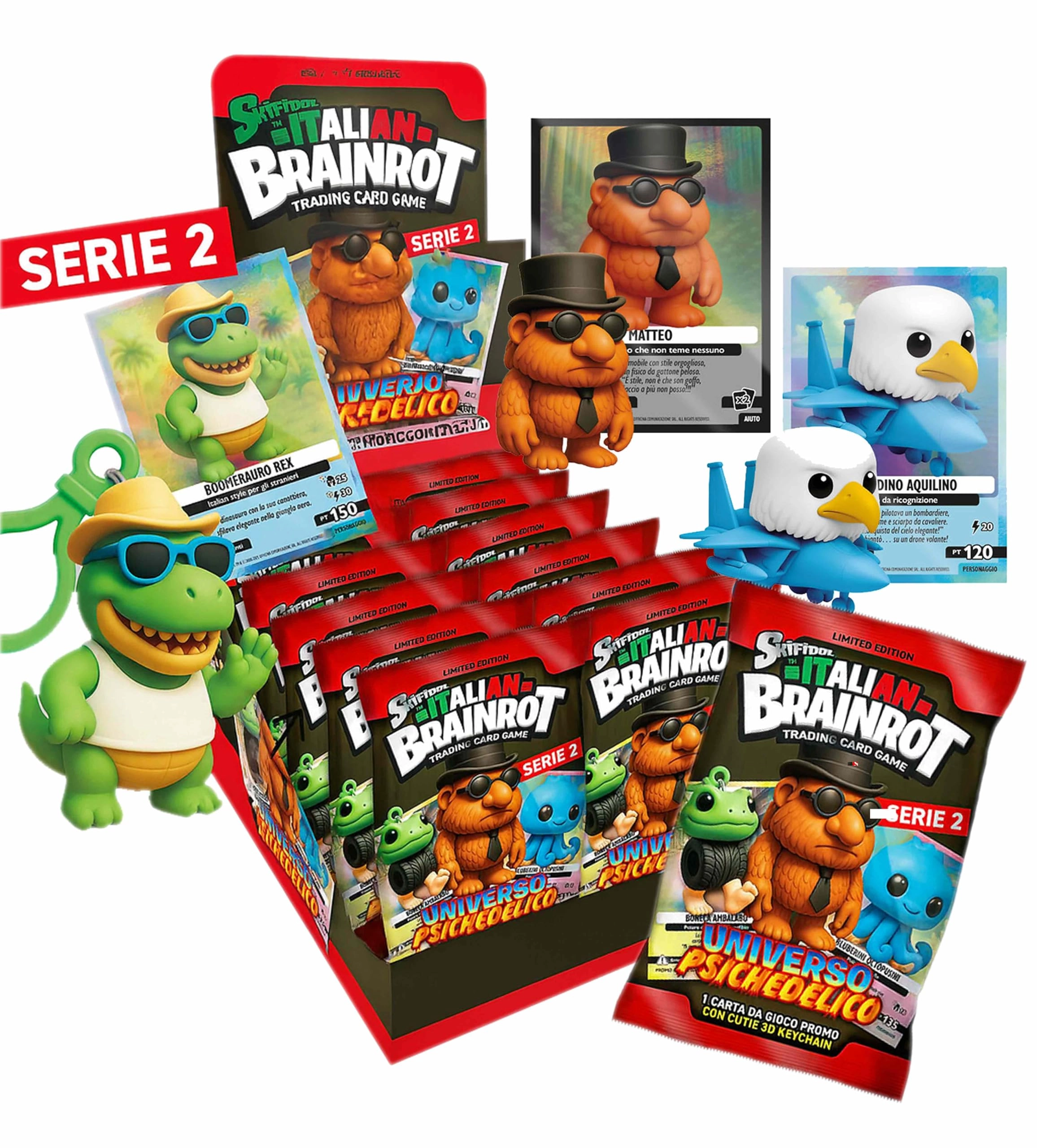 skifidol 12 Sachets - Holographic Cards Collectible 3D Characters