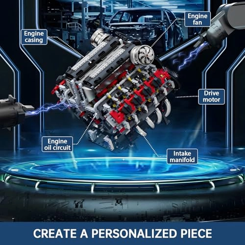 10130 V8 Motorcycle - 2718 pcs