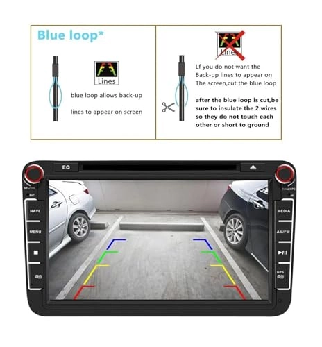Brake light camera - Night vision + 5 inch Monitor