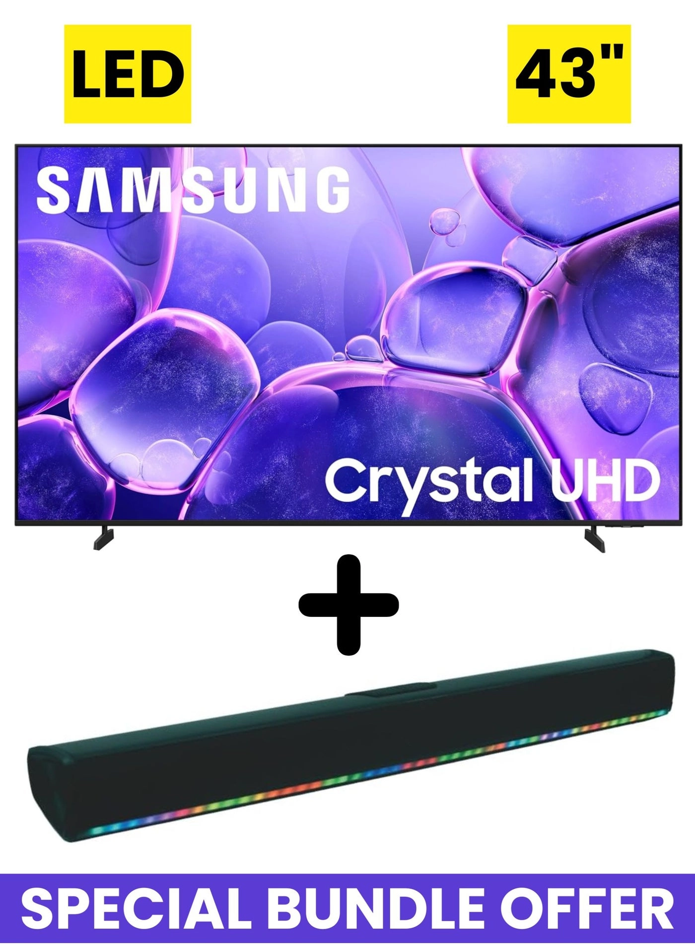 Samsung 43U8000F+SOUNDBAR - 43 in
