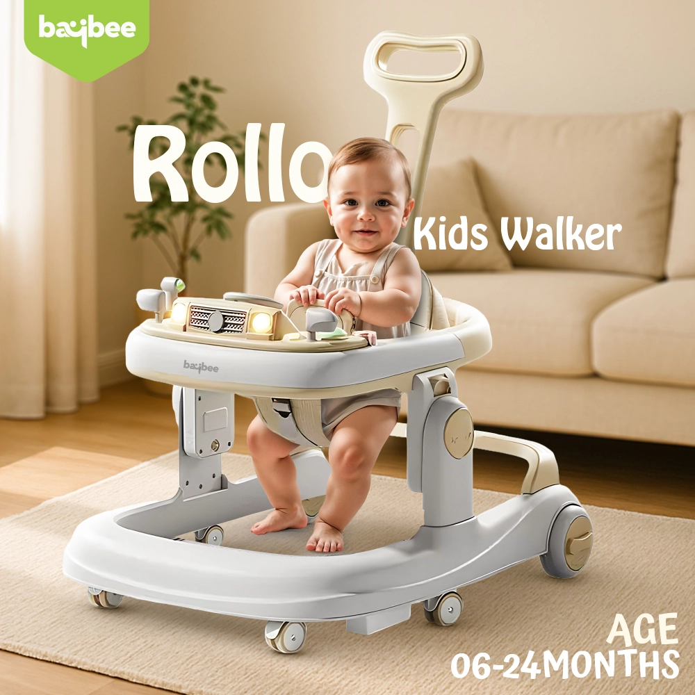 2-In-1 Rollo Baby Walker - Push Handle 20 Kg