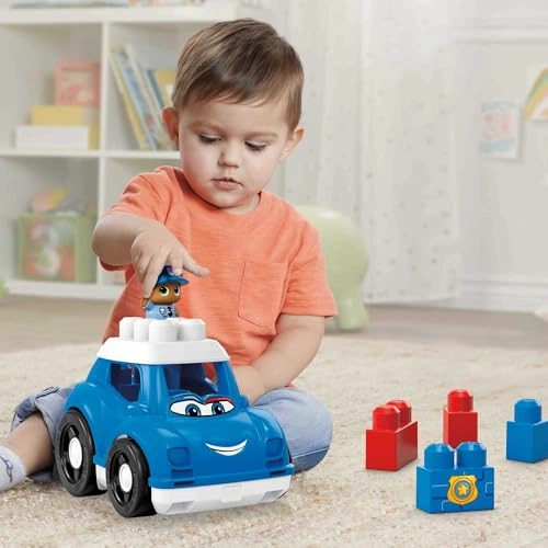 First Builders - Peter Police Car 6 Pieces