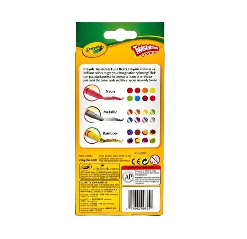 Twistables Fun Effect Crayons - 24 piece(s)