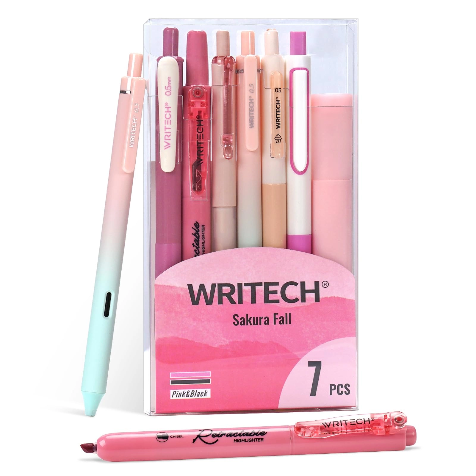 Gel Pens - 7ct 0.5mm