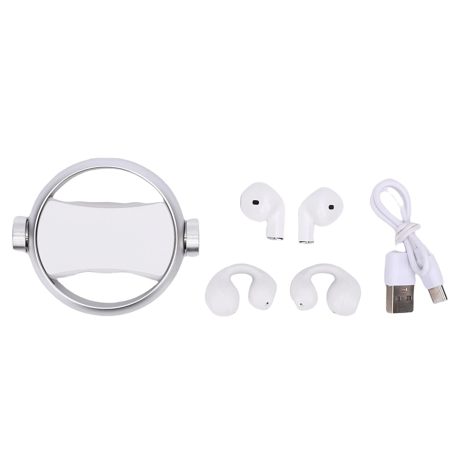 ASHATA 2 In 1 Clip on and Open Ear Headphones - Wireless Earbud