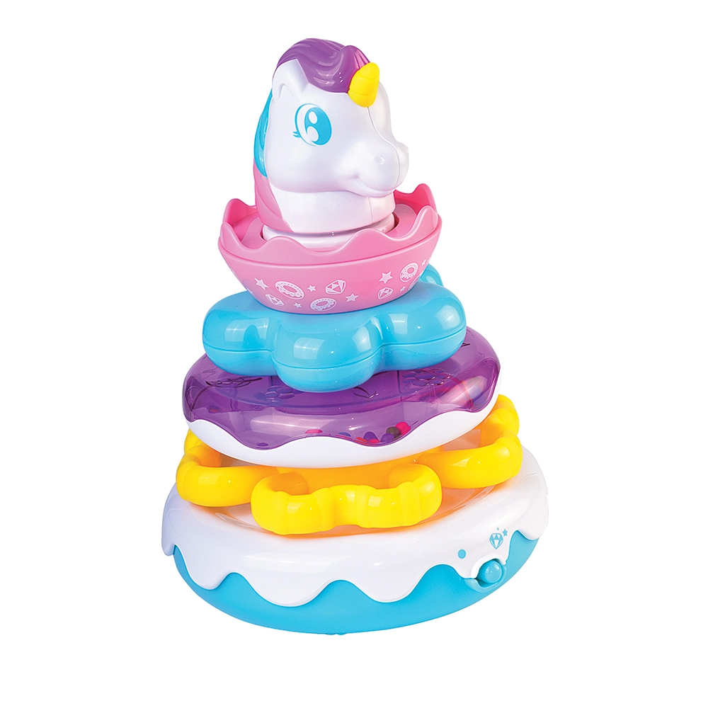 Little Learner Musical Unicorn Stacking Rings - Suitable for 12 months & above