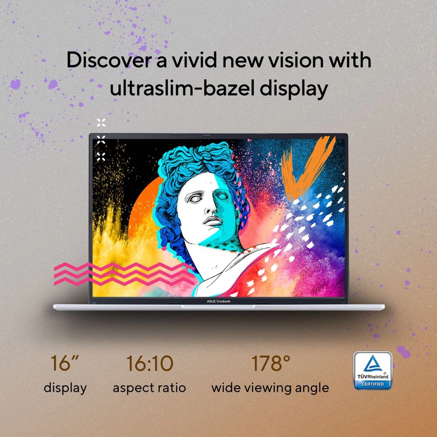 Vivobook 16X Creator M1603QA-MB192W - 16'' R5-5600H