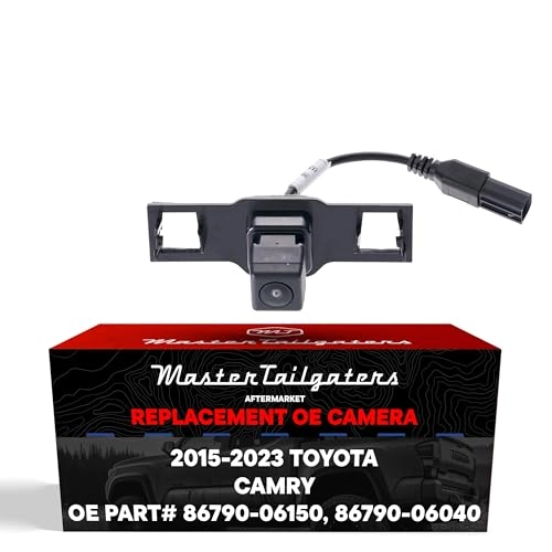Master Tailgaters Toyota Camry Backup Camera - Night vision Wired 800TVL