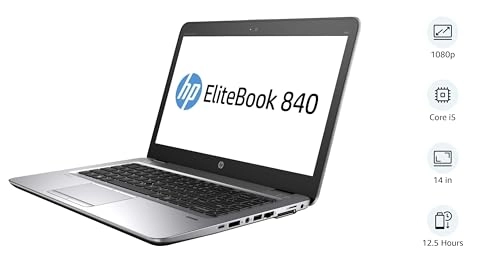 (Renewed) EliteBook 840 G3 - 14'' Core i5-6300U 16GB DDR4 500GB SSD