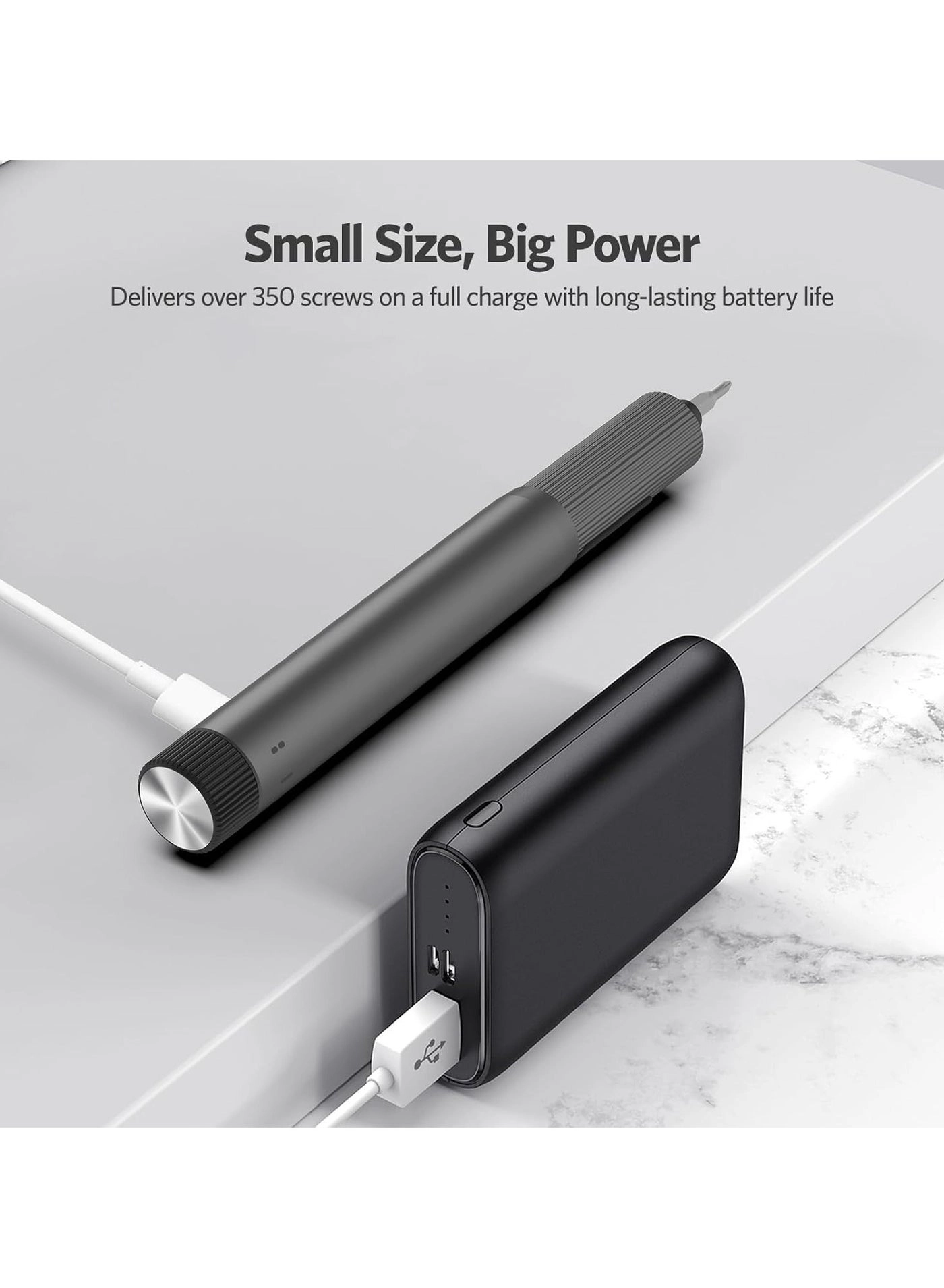 E2 - Mini Precision Electric Screwdriver 25 Bits Rechargeable