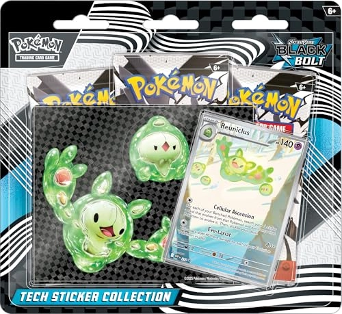 Pokmon Scarlet & Violet Black Bolt Tech Sticker Collection