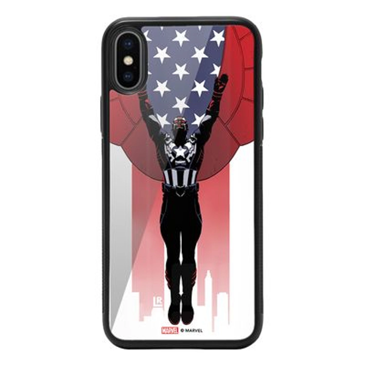 Wackylicious Falcon Captain America Back Case for iPhone Xs Max