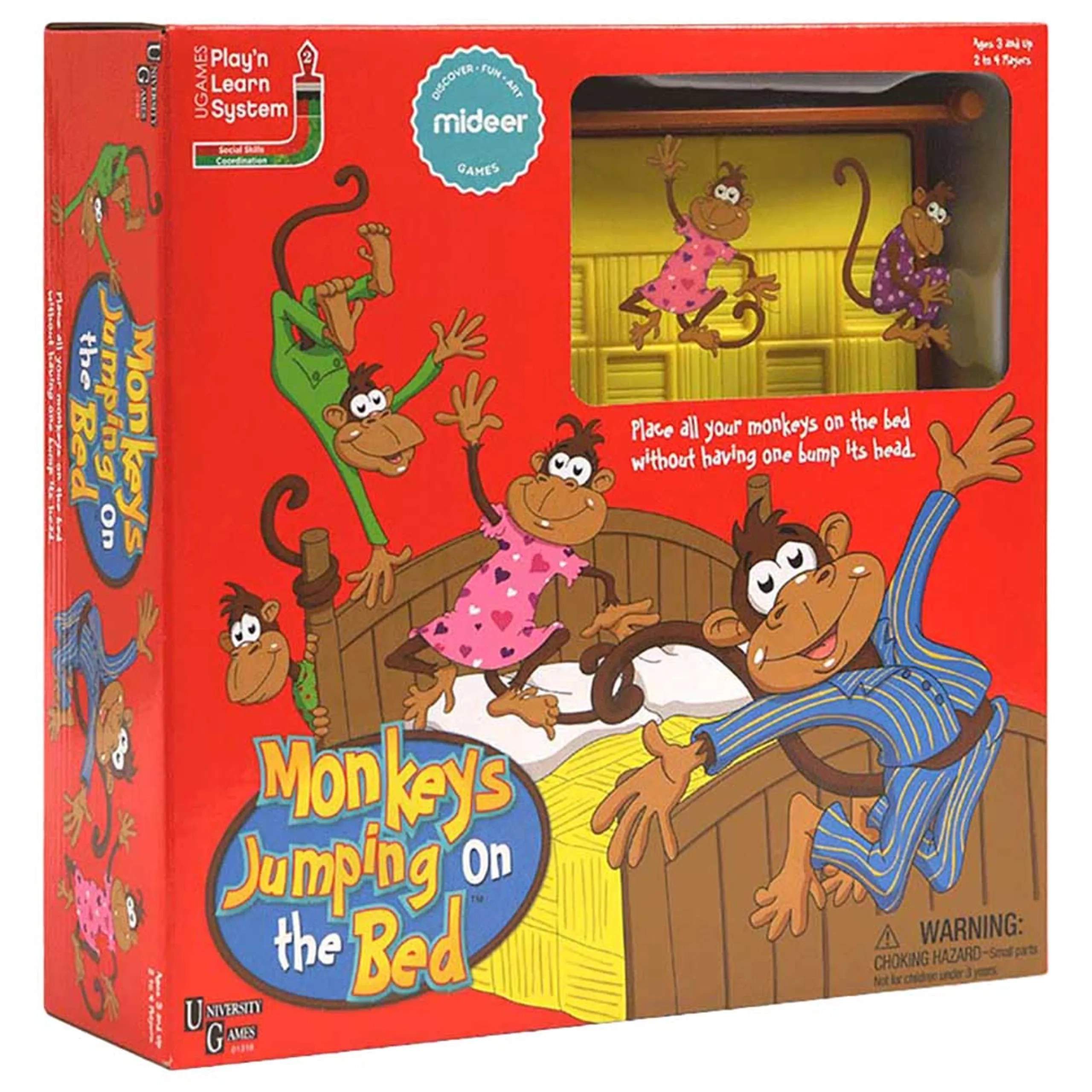 MIDEER Monkeys Jumping On The Bed - 3 +