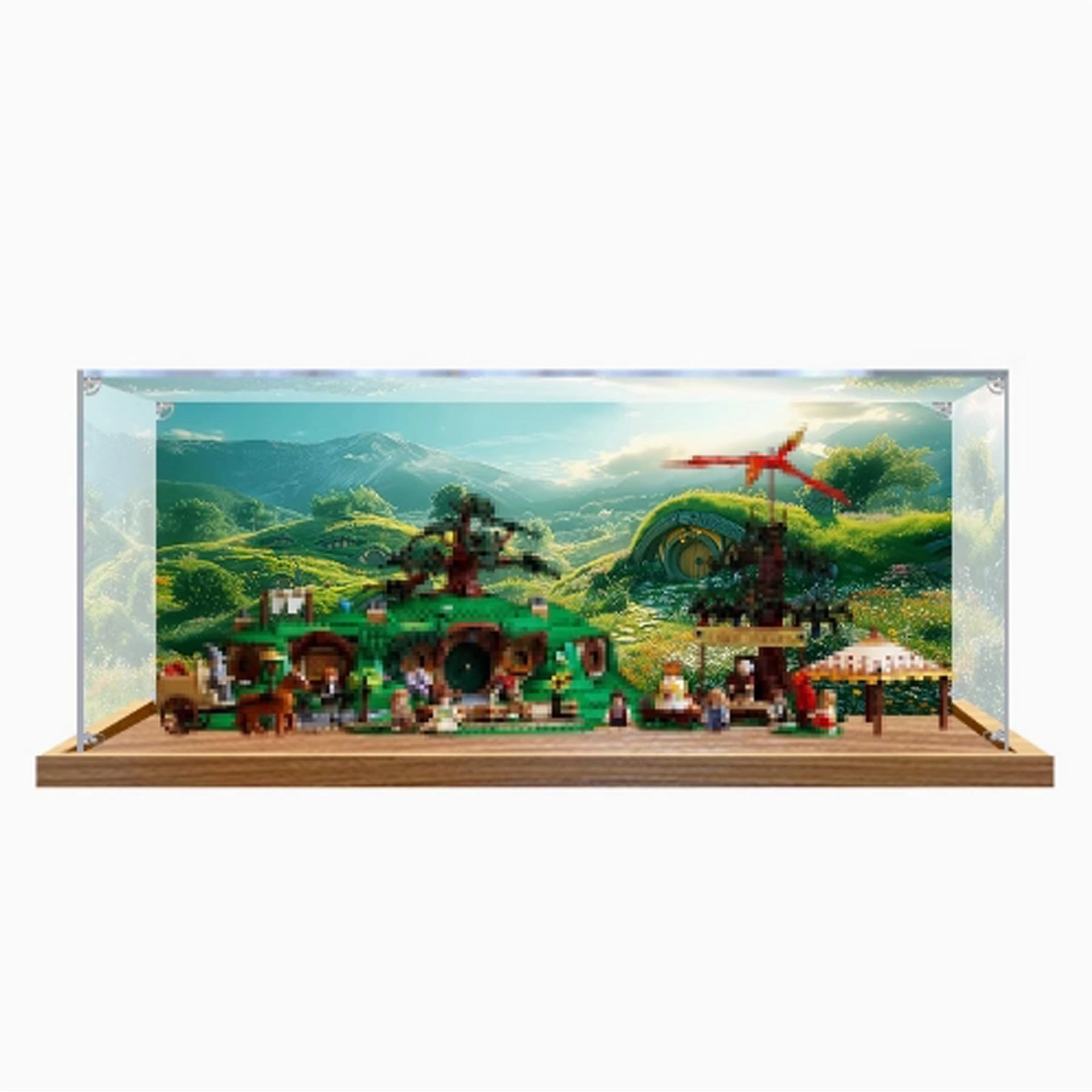 FEIRUBO Acrylic Display Box - Compatible with Lego 10354 65 x 35 x 30 cm