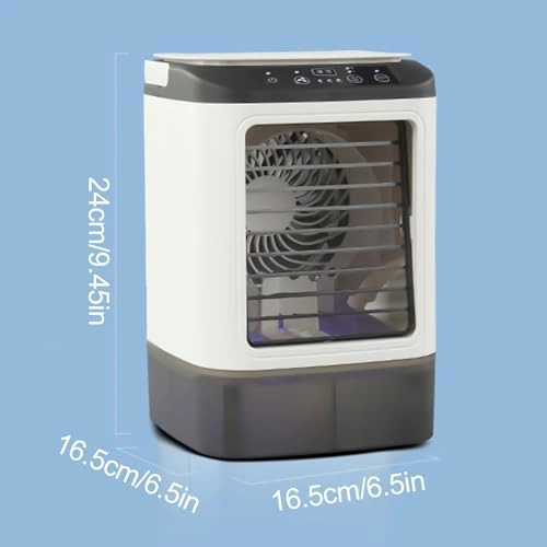 Portable Air Conditioner Fan - USB Humidifier 3 Speed