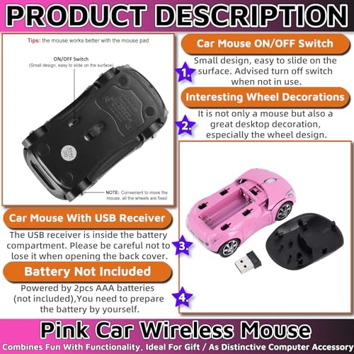 Car Mouse - USB, Wireless up to 10m
