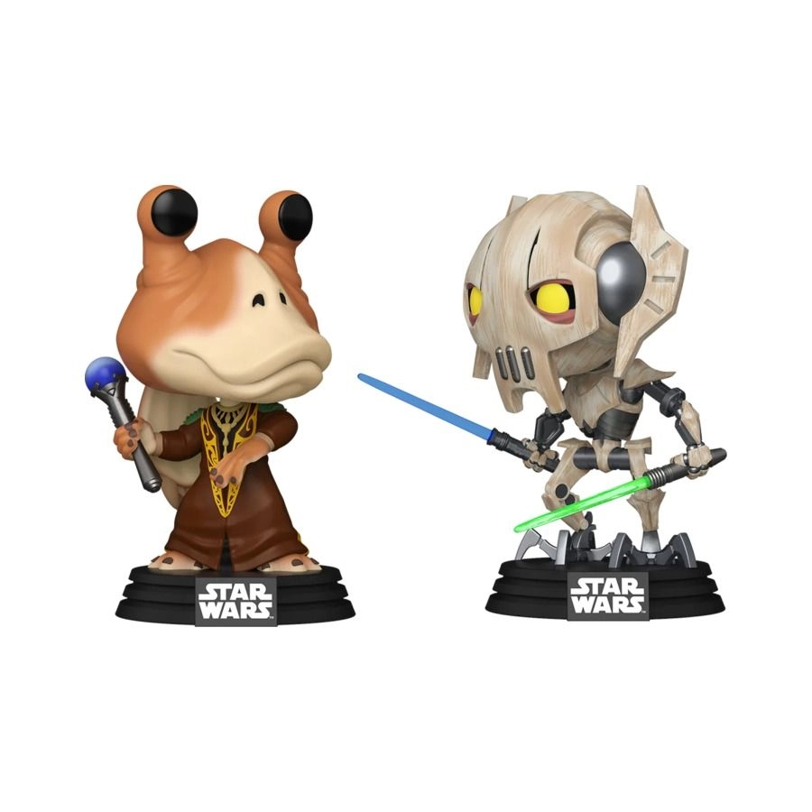 FUNKO Jar Jar + Grievous - Star Wars: Clone Wars Duels