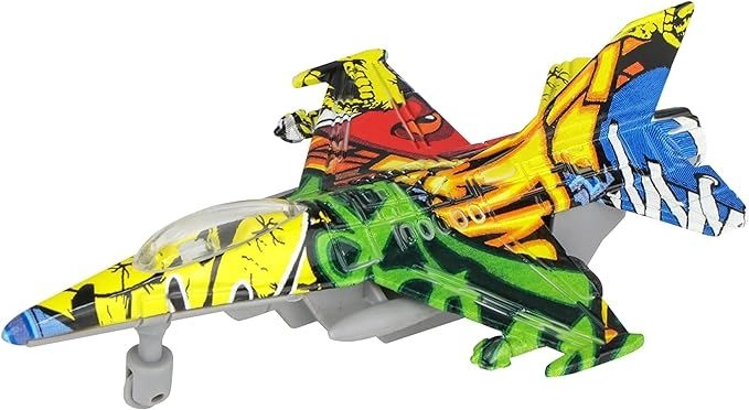 Everyday Pull Back Fighter Aircraft - 1pc