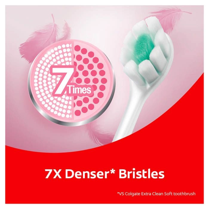 Foamsoft - Super Dense Thin Bristle 2-Piece Pack