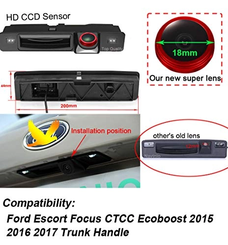 Rear View Camera - Night Vision 1280 x 720 pixels