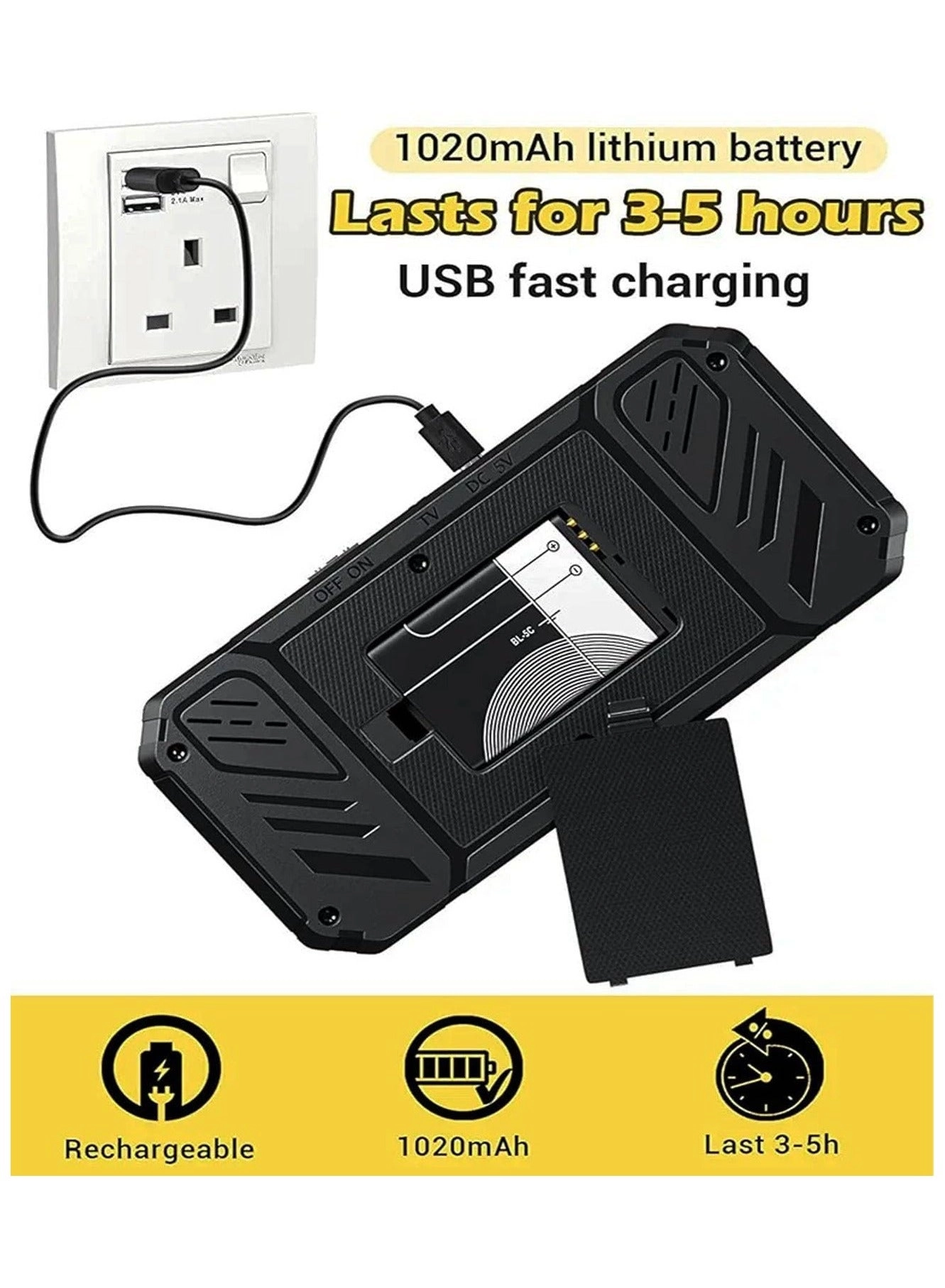 Retro Mini Handheld Game Console - 520 Games 3.0-inch Screen Rechargeable Battery