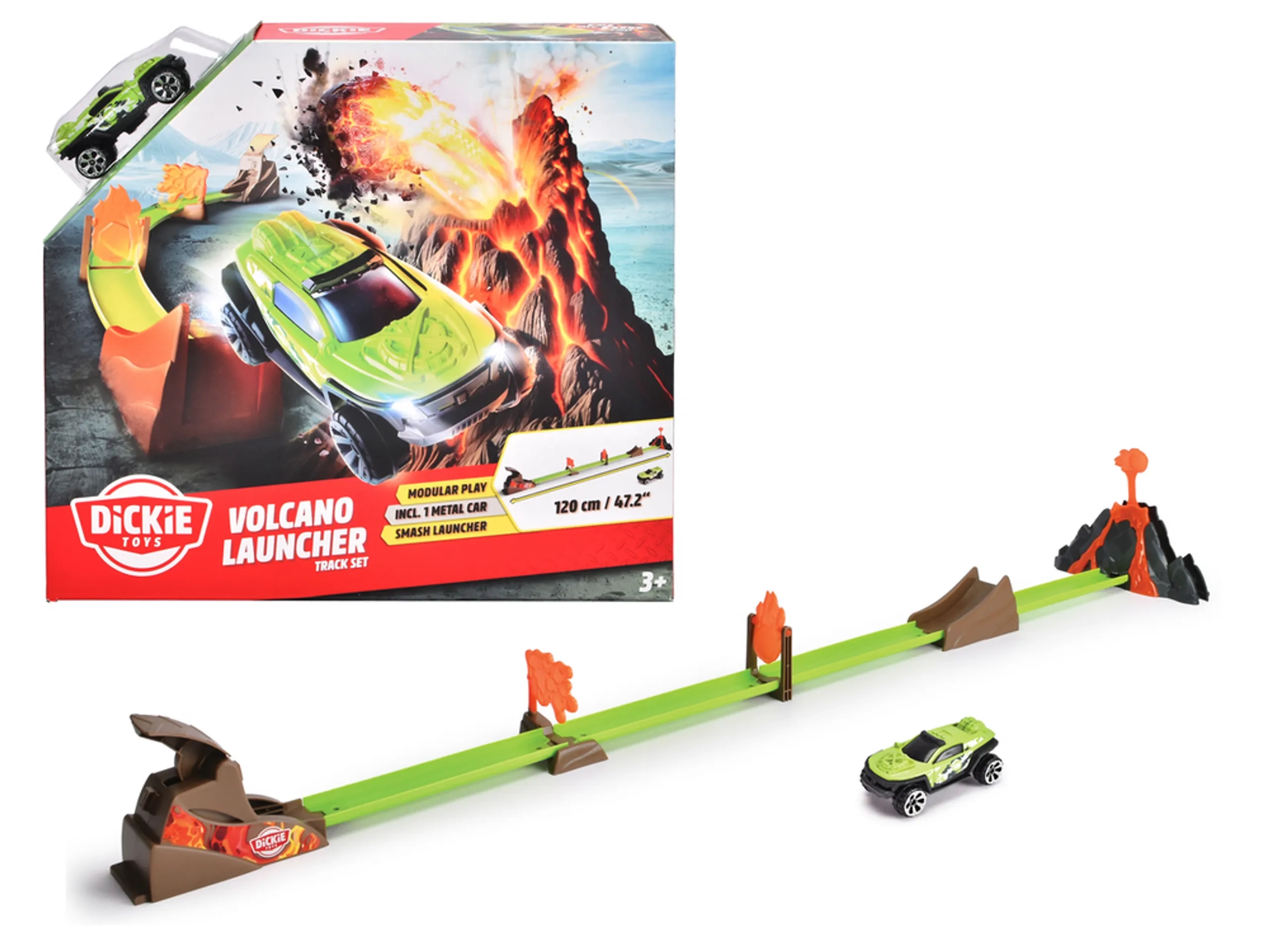 Shark Launcher Track Set - 115 cm track Metal car
