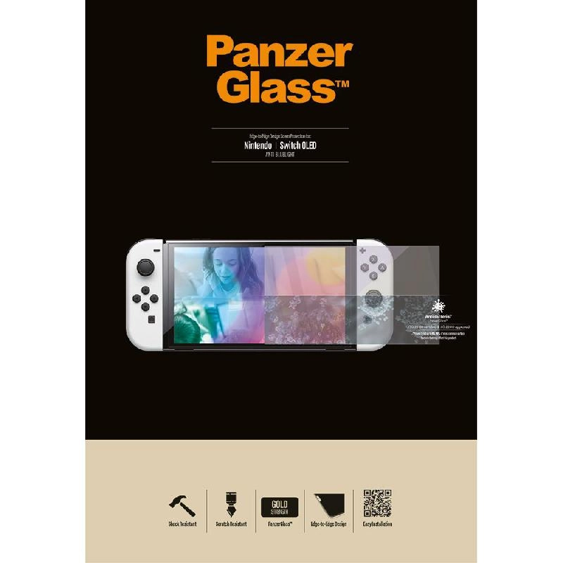 PanzerGlass Anti-Blue Light Screen Protector for Nintendo Switch - OLED