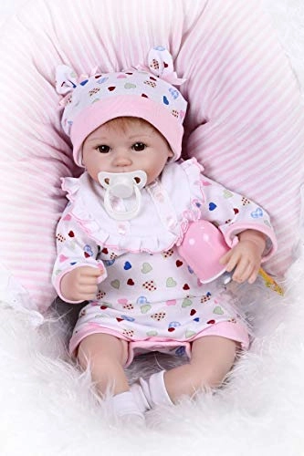 Reborn Baby Doll - 17 Inch Silicone Vinyl Ages 3+