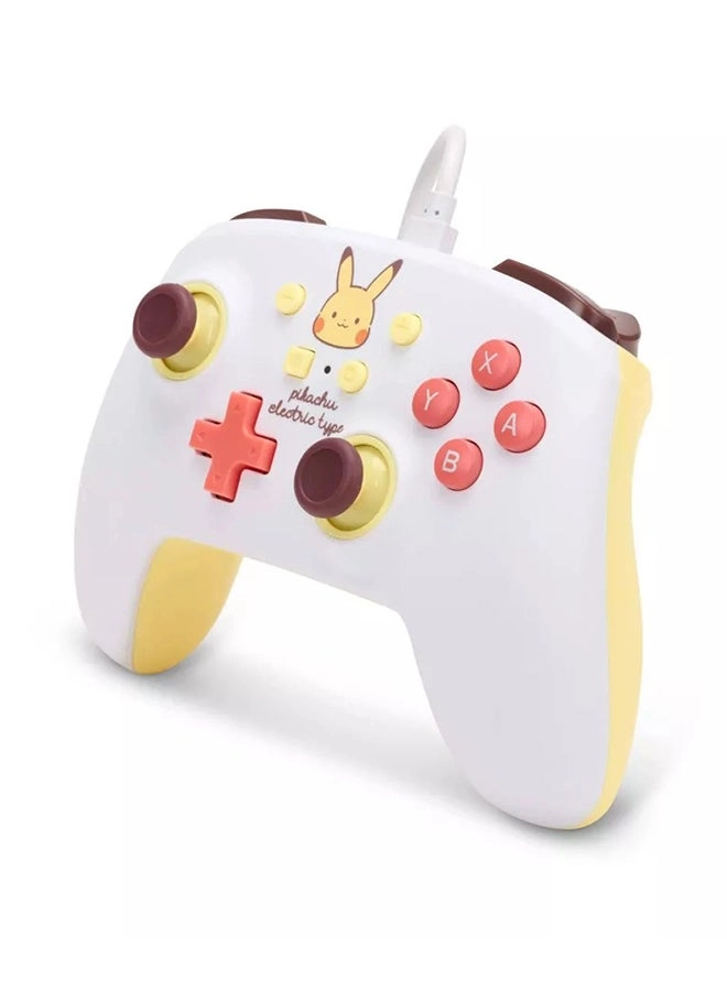 Enhanced Wired Controller - White Nintendo Switch