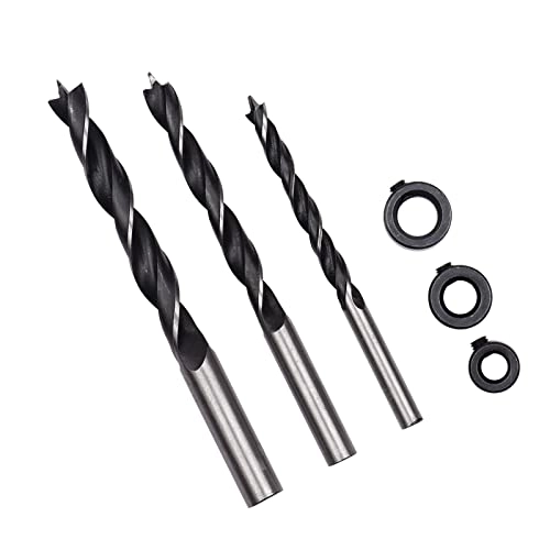 Twist Drill Bit Set - Aluminum alloy 3pcs 6mm 8mm 10mm