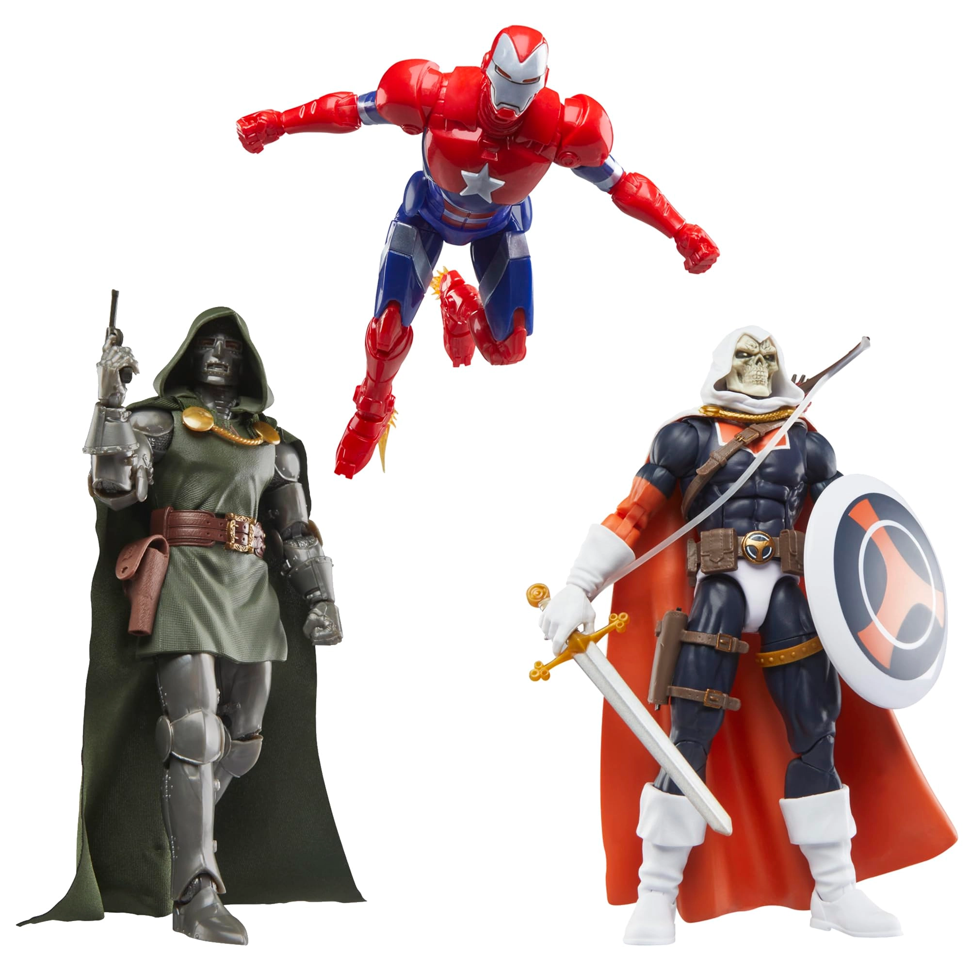 Hasbro Taskmaster + Iron Patriot + Doctor Doom - Marvel 85th Anniversary