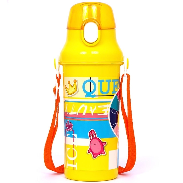 SAM BOX FZE Kids Water Bottle One touch button Lid Plastic 600 ml