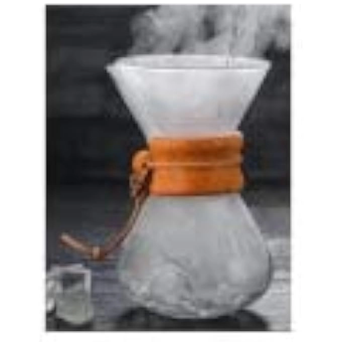 Coffee Pot With Strainer Filter - Transparent 6X165X10Cm