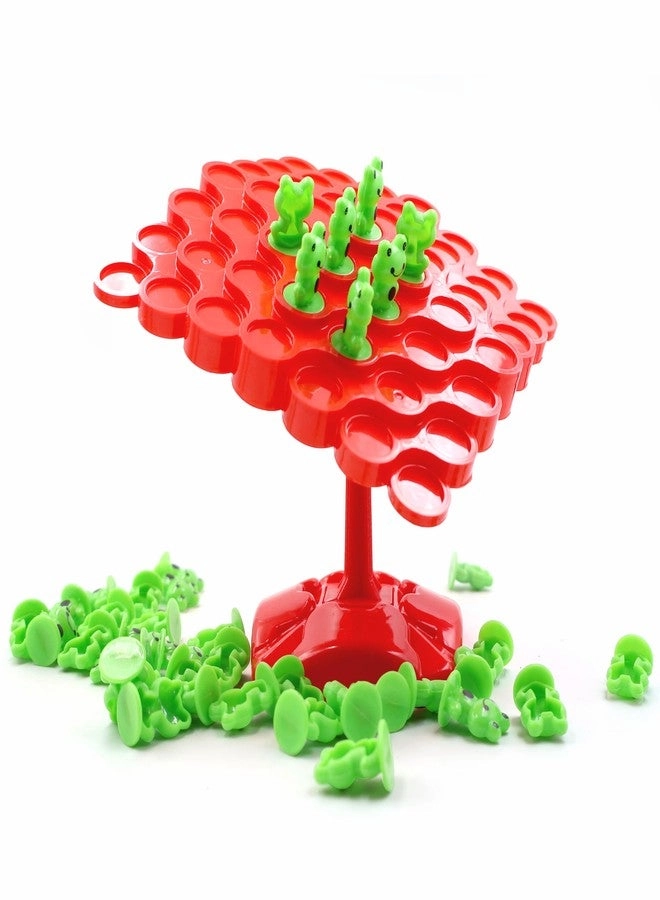 ADITI TOYS Frog Tree Balance Stacking Board Game - 3+ 50 pieces