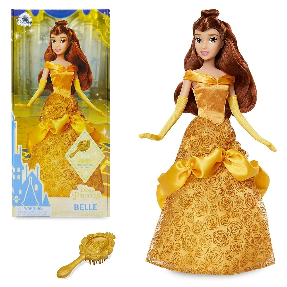 Disney Store Belle Classic Doll - 29 cm Yellow Ages 3+