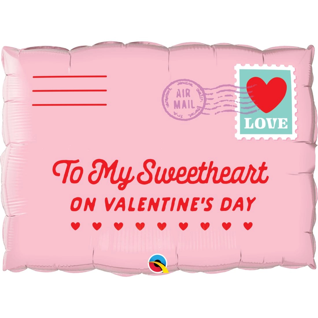 Party Zone Addressed to My Sweetheart Foil Balloon - 30 Inch