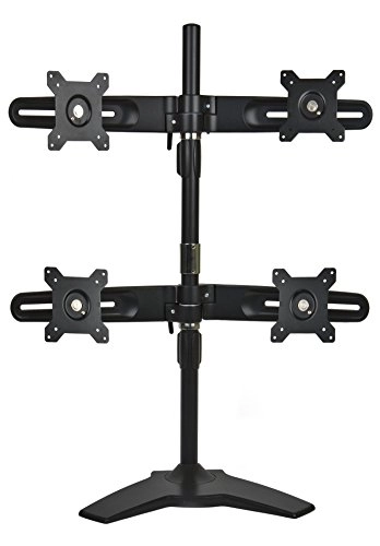 Large Quad Monitor Stand - four 25-32" 200 mm x 100 mm